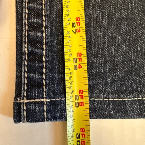 Jag Jeans Mid-Rise Bootleg Stretch Women’s Jeans Size 16 Embroidered Pockets - Picture 13 of 13